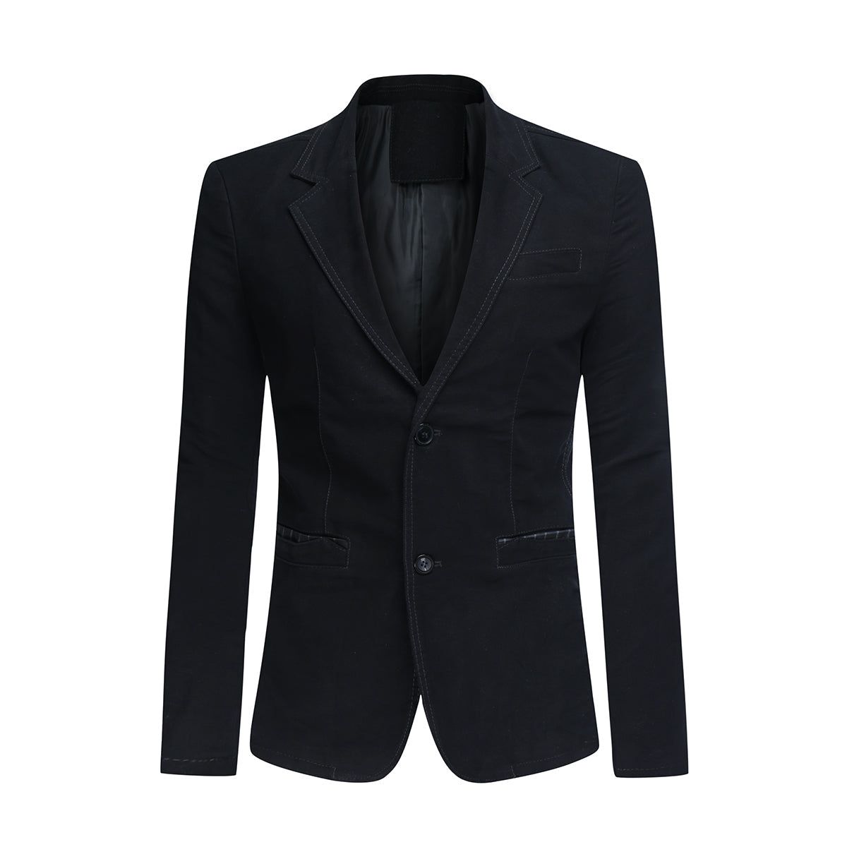 Slim-Fit Casual-Blazer mit zwei Knöpfen