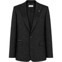Jacquard-Blazer mit Monogramm-Muster