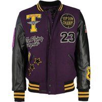 Top Gun Collegejacke mit Patches