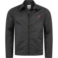 Zip-Up Jacke aus Baumwollmischung