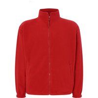 Microfleece-Jacke mit durchgehendem Reißverschluss