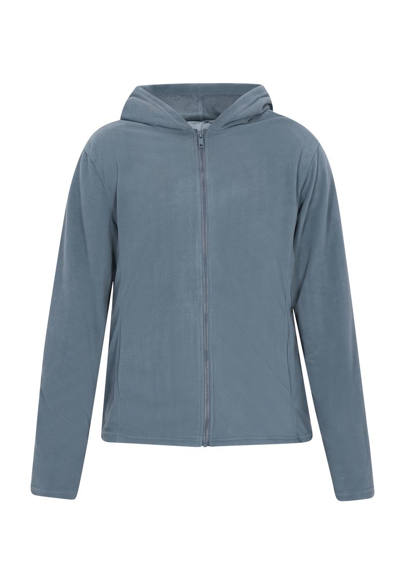 Klassischer Fleece-Hoodie mit Reißverschluss
