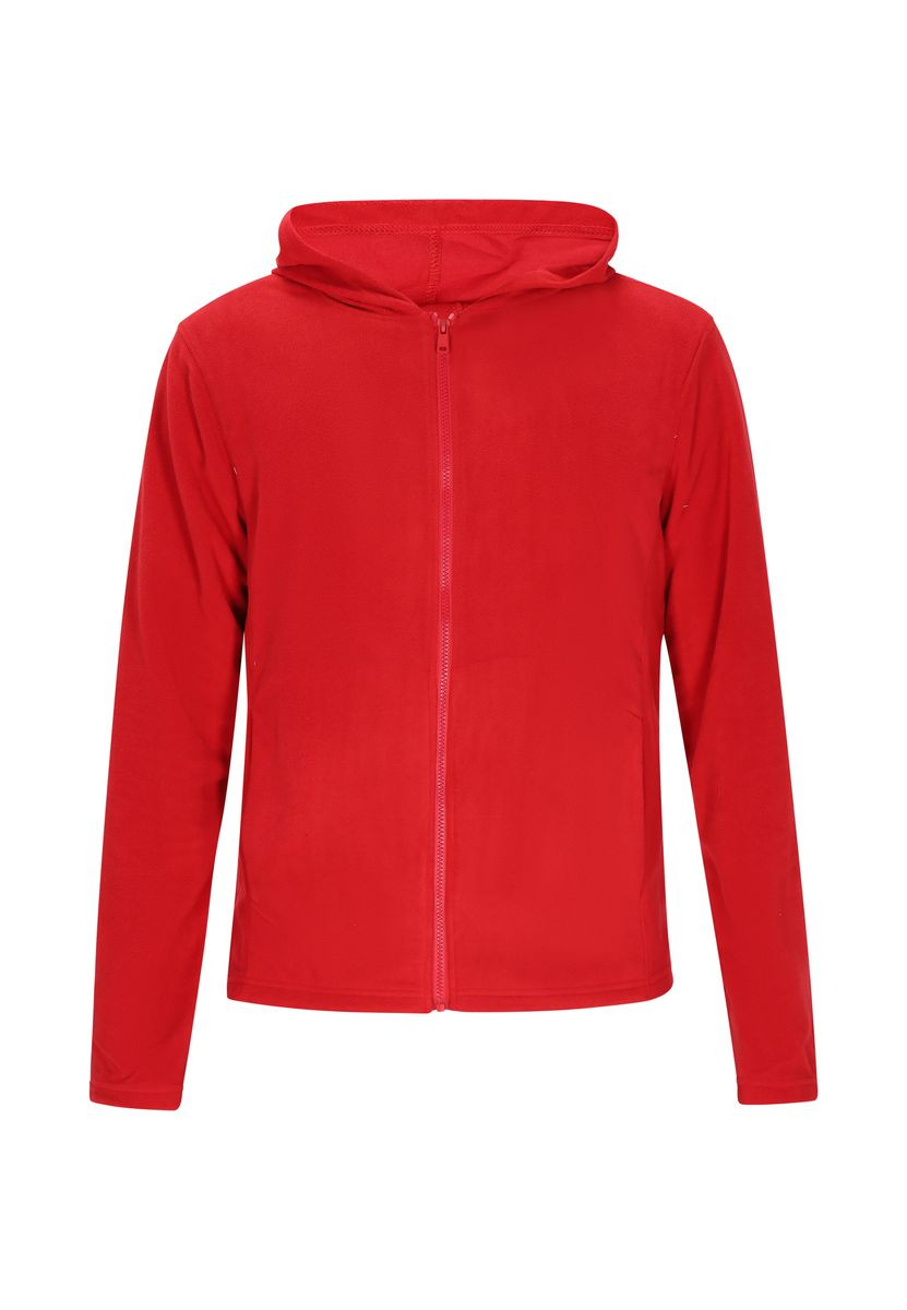 Klassischer Fleece-Hoodie mit Reißverschluss