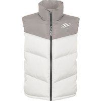 Gesteppte Color-Blocking Puffer-Weste