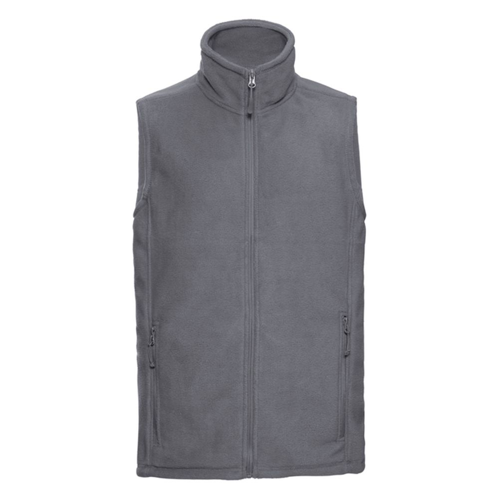 Fleece-Gilet mit durchgehendem Reißverschluss