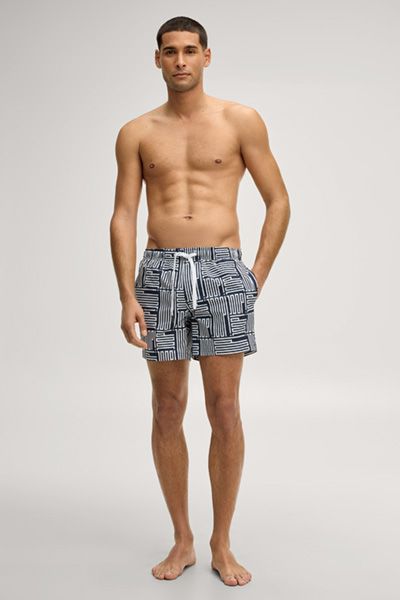 Grafisch gemusterte Logo Beach Shorts