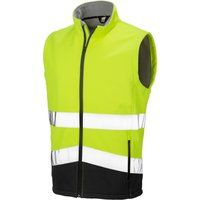 Hochsichtbare Softshell-Weste für Herren