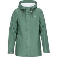 Wasserfeste Kapuzen-Regenjacke mit Pattentaschen