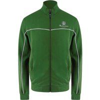 Fleecejacke mit Stehkragen und Paspelierung