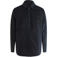 Minimalistische Woll-Coach-Jacke