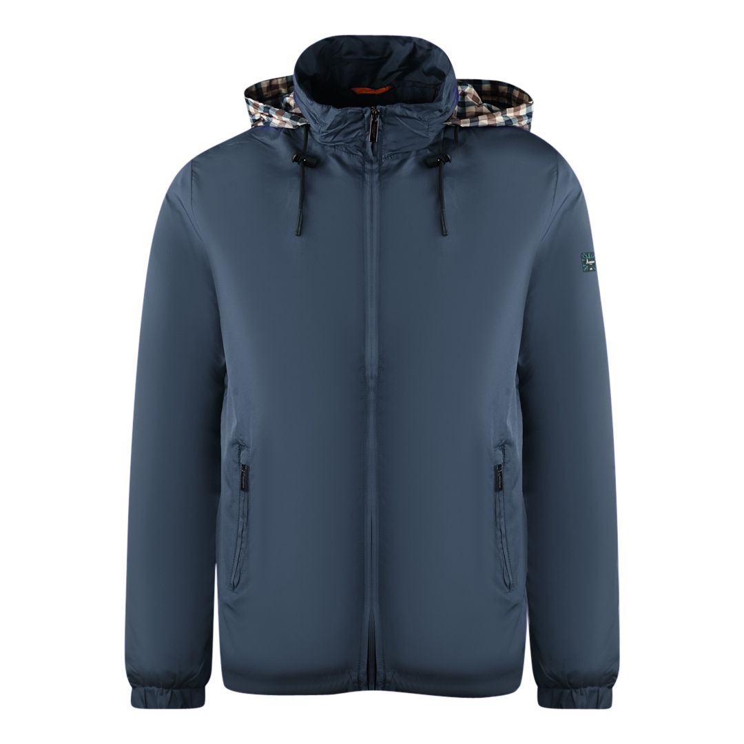 Leichte Windbreaker-Jacke mit Signatur-Kapuze