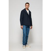 Zweireihige Caban-Jacke mit Crossover-Verschluss