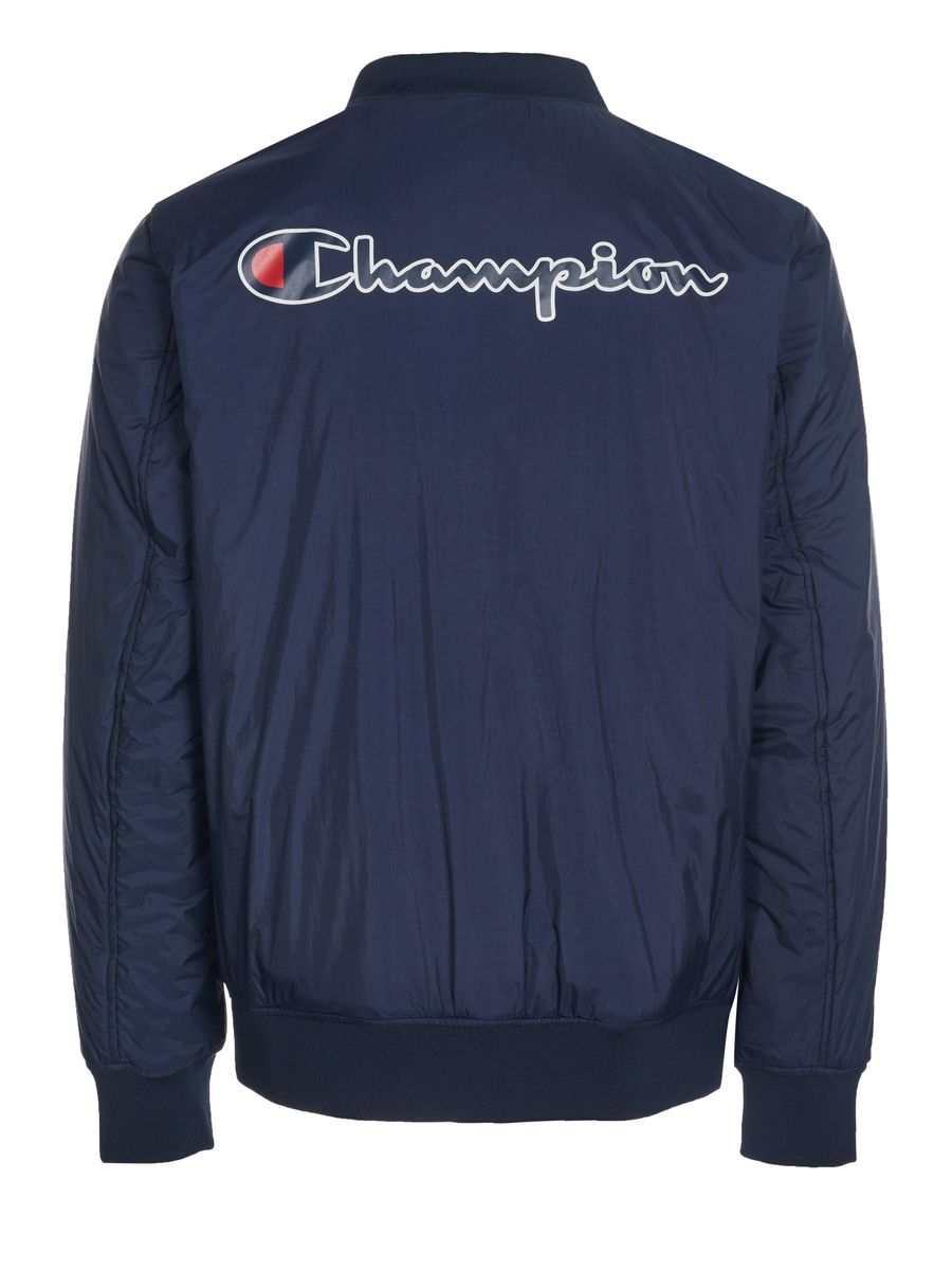 Wattierte Bomberjacke mit Logo