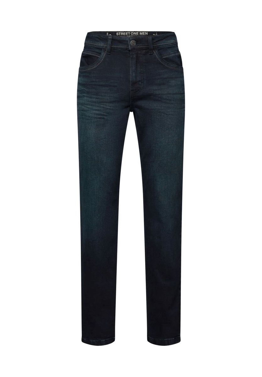 STREET ONE MEN Jeanshose, 5-Pocket, für Herren, blau, 30/32