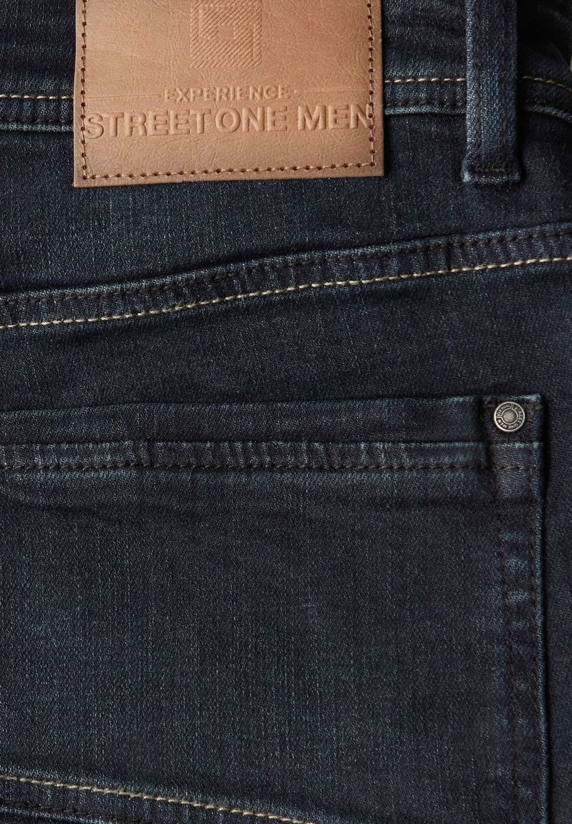 STREET ONE MEN Jeanshose, 5-Pocket, für Herren, blau, 30/32