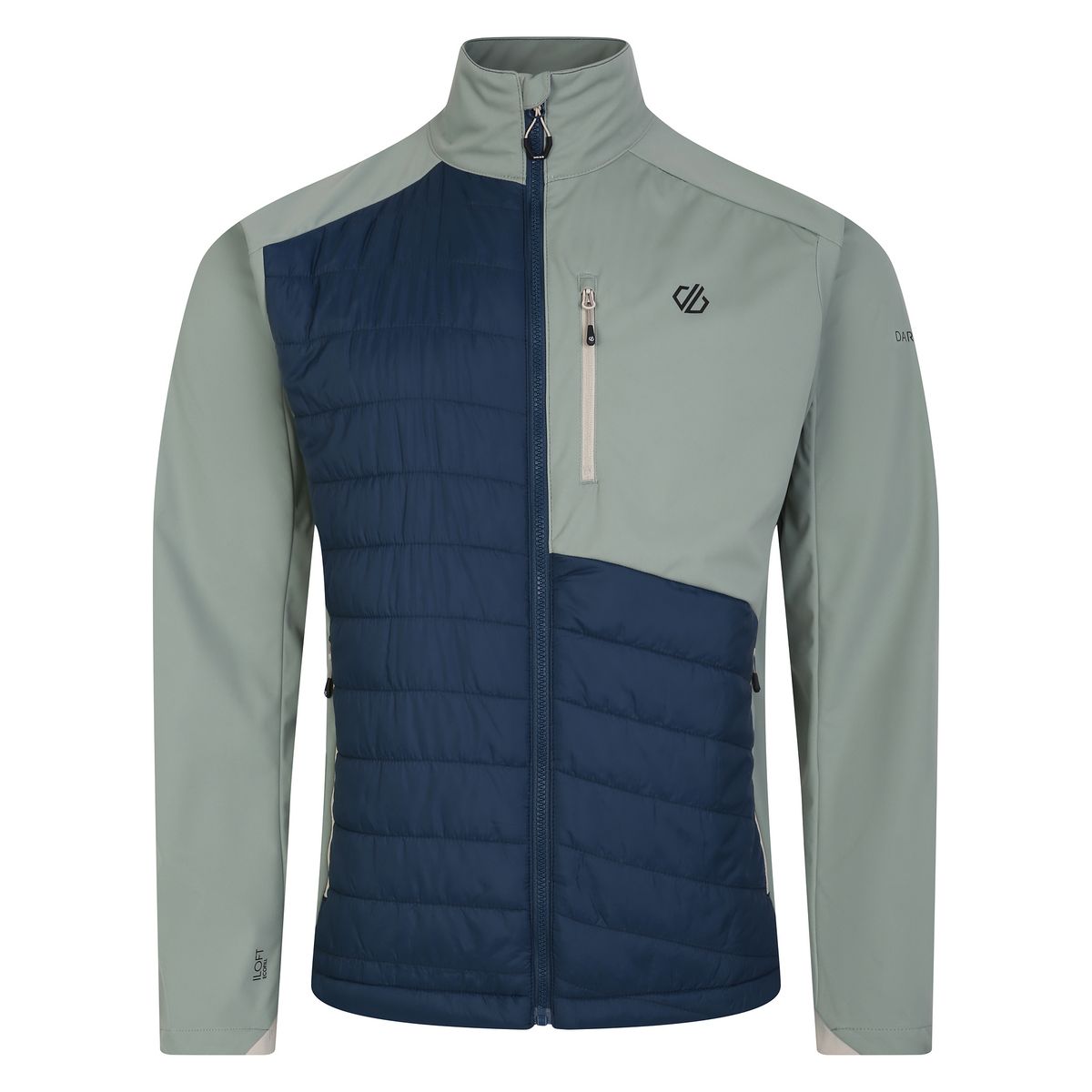 Gesteppte Hybrid-Softshelljacke