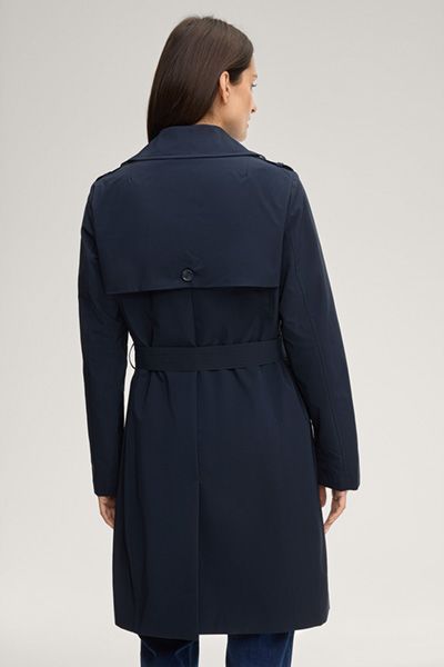 Tommy Hilfiger Cindy Marineblauer Trenchcoat mit Gürtel