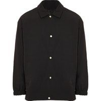 Minimalistische Coach-Jacke mit Druckknöpfen