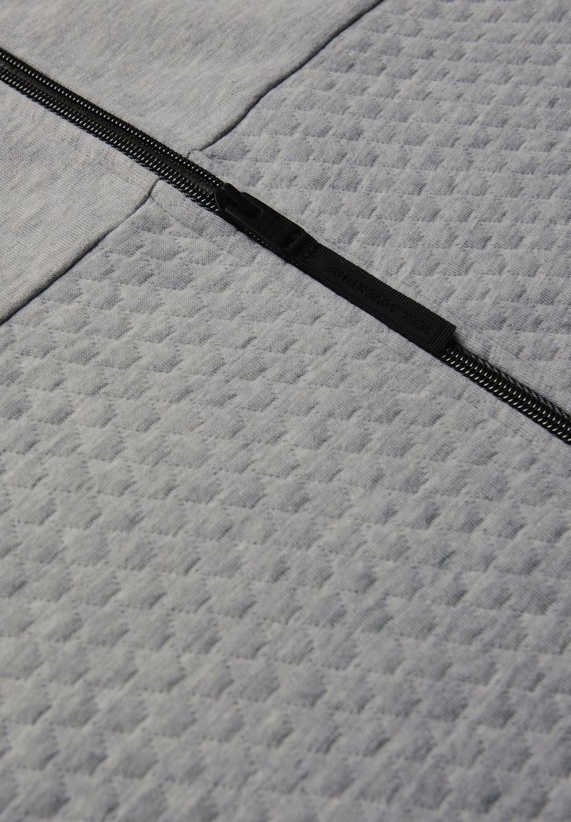 STREET ONE MEN Fleecejacke, Stehkragen, für Herren, grau, L