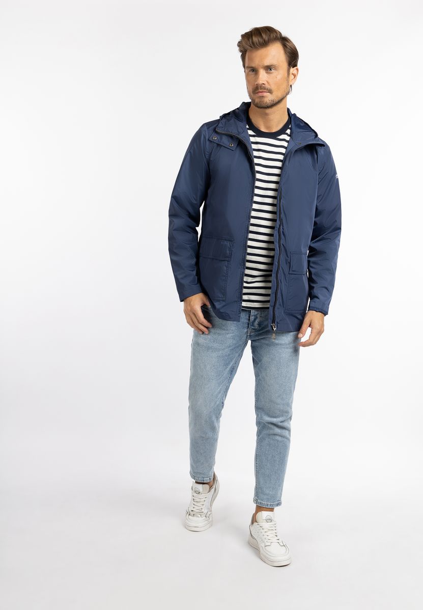 Maritime Übergangsjacke mit Kapuze