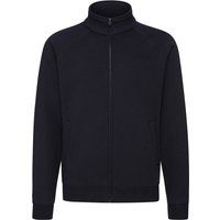 Klassische Raglan-Sweatjacke mit Reißverschluss