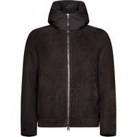 Kapuzenjacke aus Lammfell