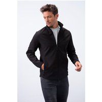 Scuba-Strickjacke mit Frontreißverschluss