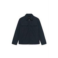 Minimalistisches Utility-Overshirt mit Reißverschluss