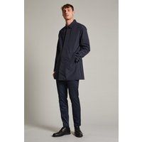 Minimalistischer Car Coat in Dunkelblau