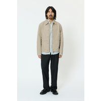 Strukturierte Boxy-Jacke mit Utility-Taschen