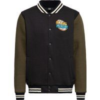 Varsity-Jacke mit Street Fire Stickerei
