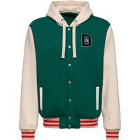 Varsity-Jacke mit Kapuze und Patch