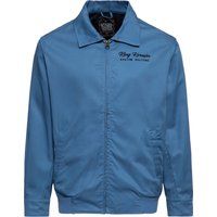Bestickte Gabardine Workwear Jacke