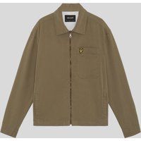 Zip-Up Utility-Overshirt aus Baumwolle