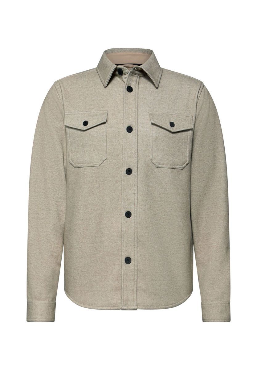 STREET ONE MEN Blouson, Klappkragen, für Herren, beige, 3XL