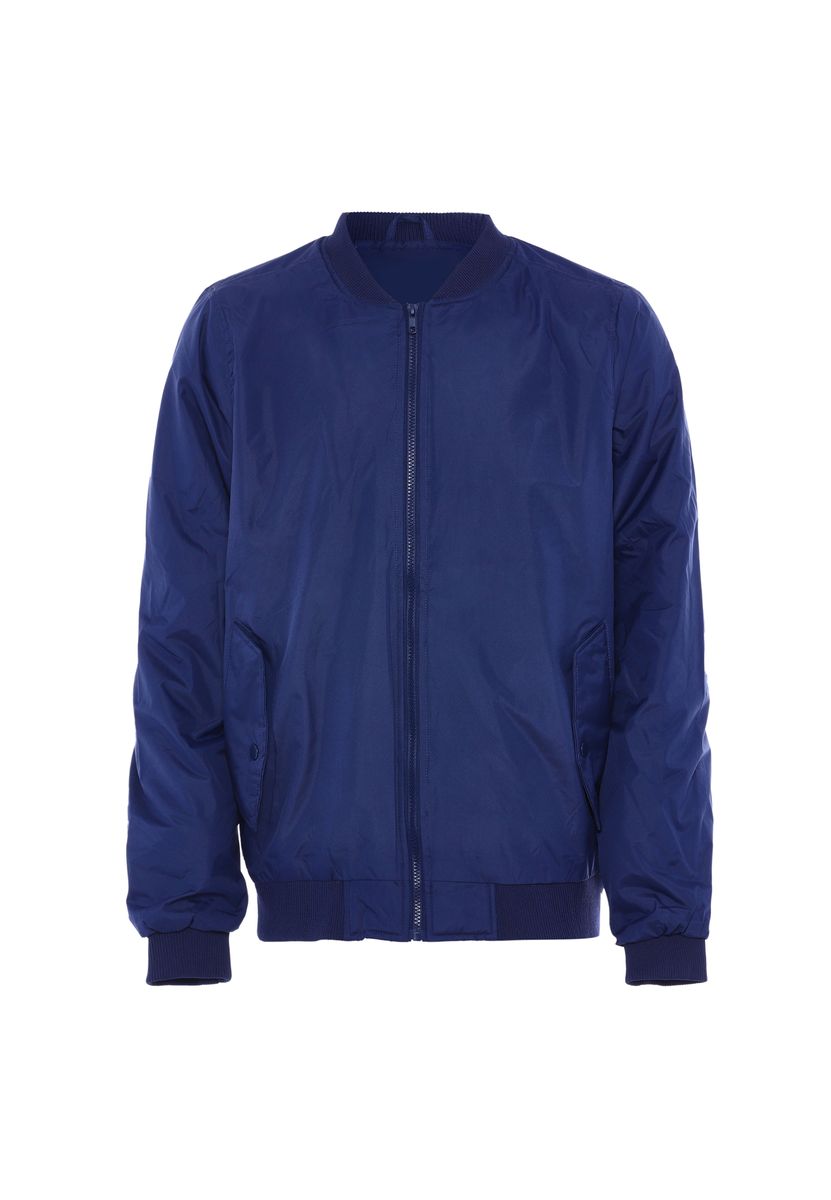 Klassische Leichte Bomberjacke mit Reißverschluss