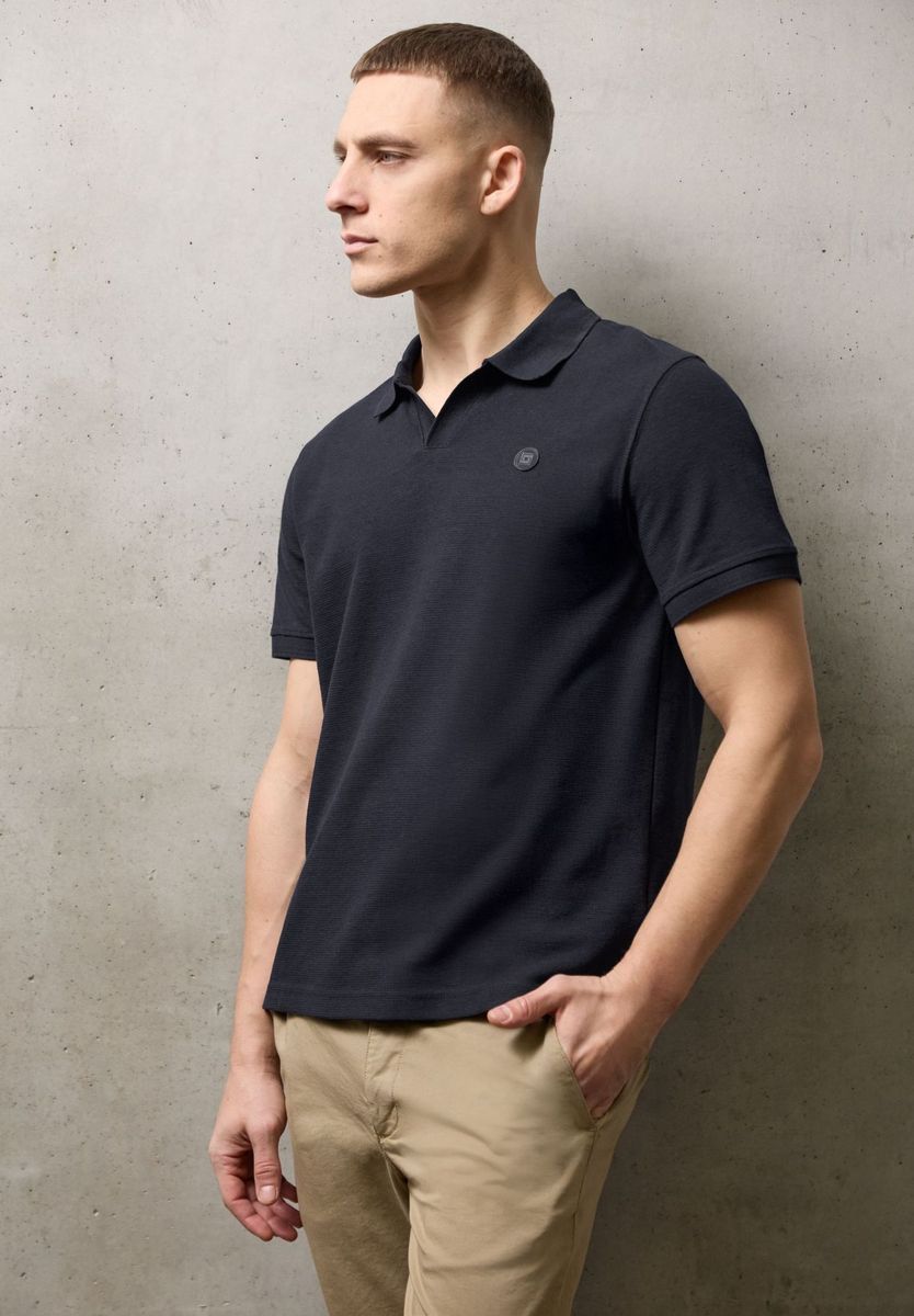 Piqué Strick Regular-Fit Poloshirt