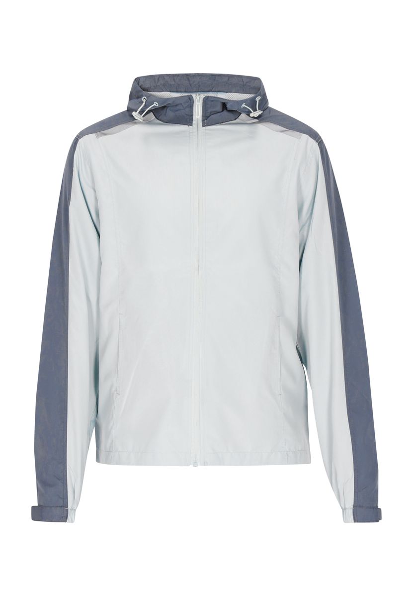 Leichte Kapuzenjacke im Color-Block-Design