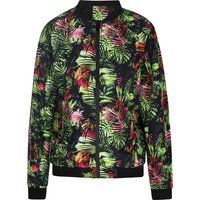 Bomberjacke mit tropischem Print