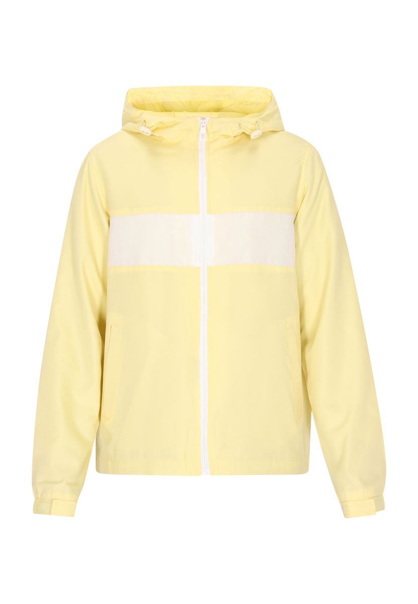 Windbreaker mit Kapuze und Blockfarben