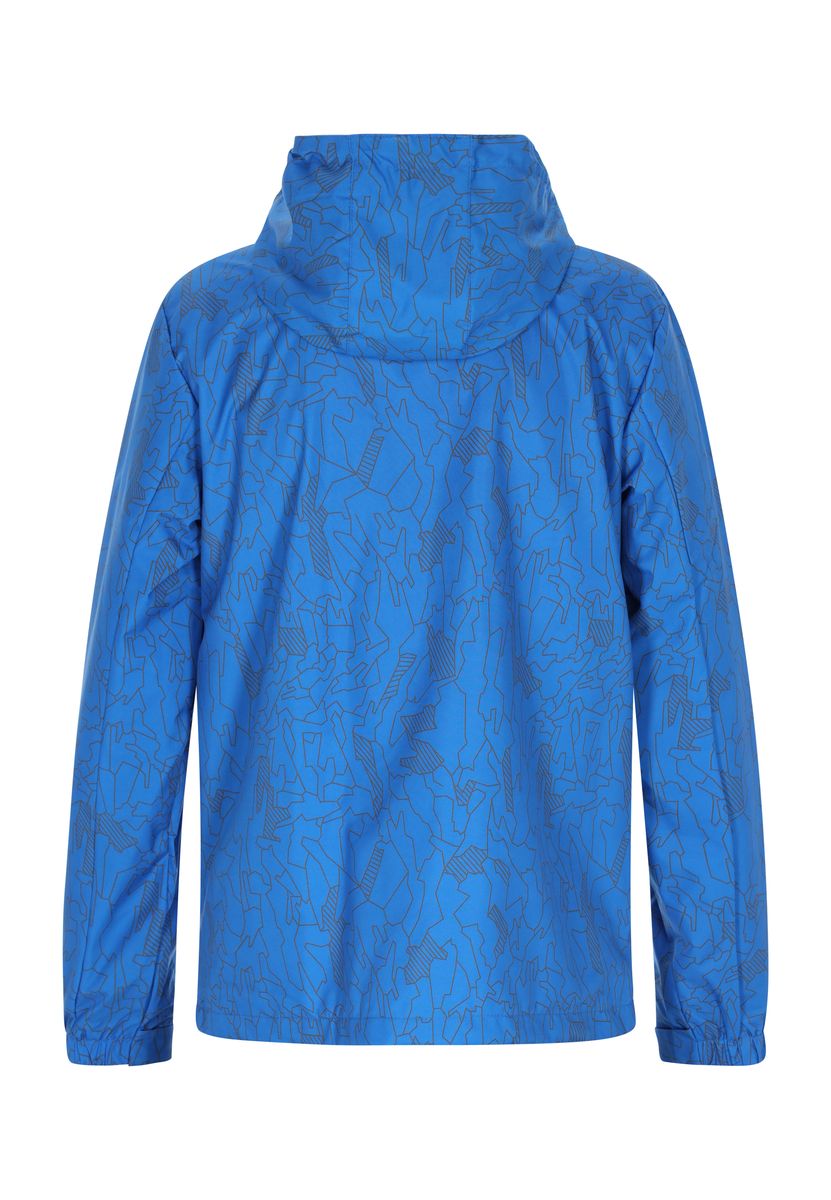 Windjacke mit geometrischem Muster