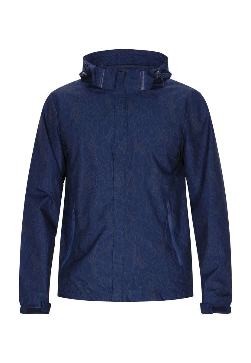 Bedruckter Leichter Kapuzen-Windbreaker