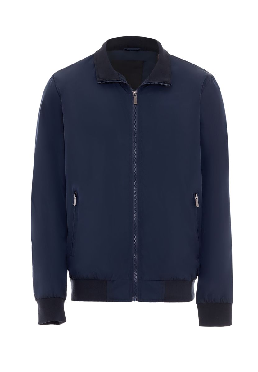 Minimalistische Bomberjacke im Slim-Fit