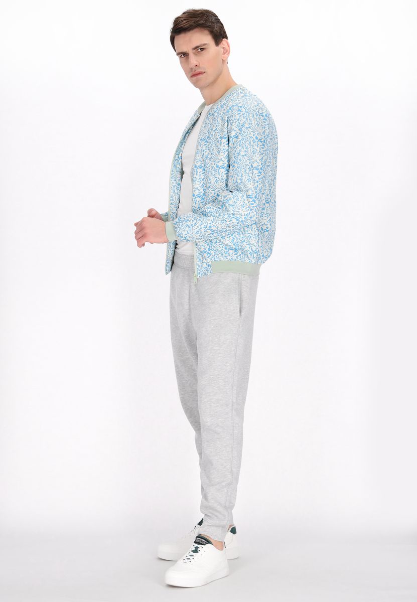 Bomberjacke mit floralem Print