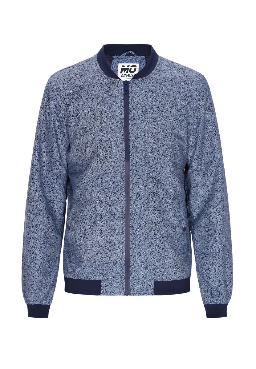 Bomberjacke mit abstraktem Sprenkelmuster