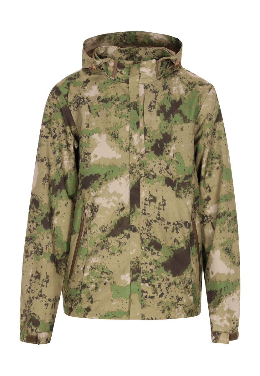 Outdoor-Kapuzenjacke mit Tarnmuster