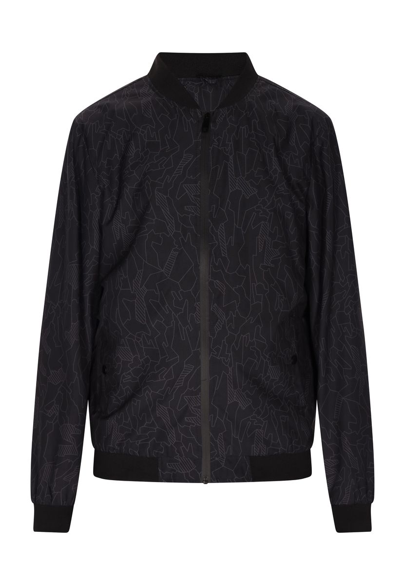 Moderne Bomberjacke mit Geometriemuster
