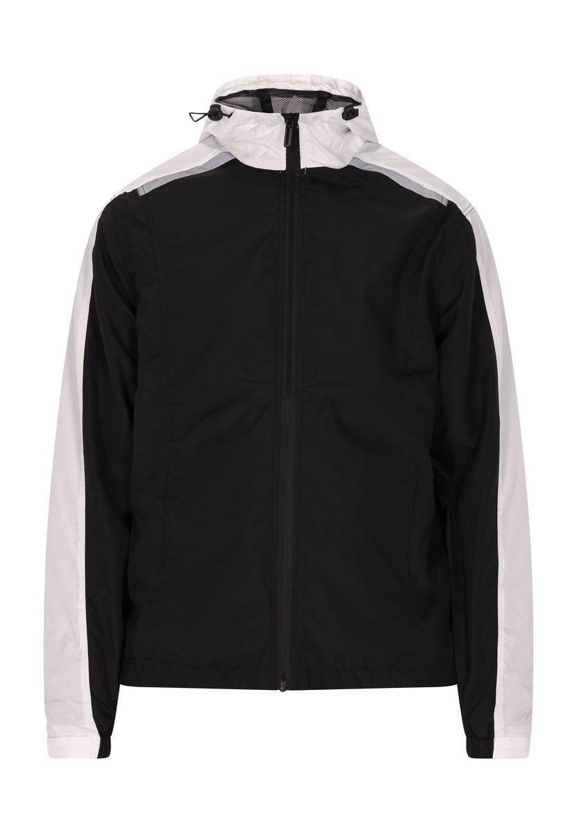 Leichter Color-Block Windbreaker mit Kapuze