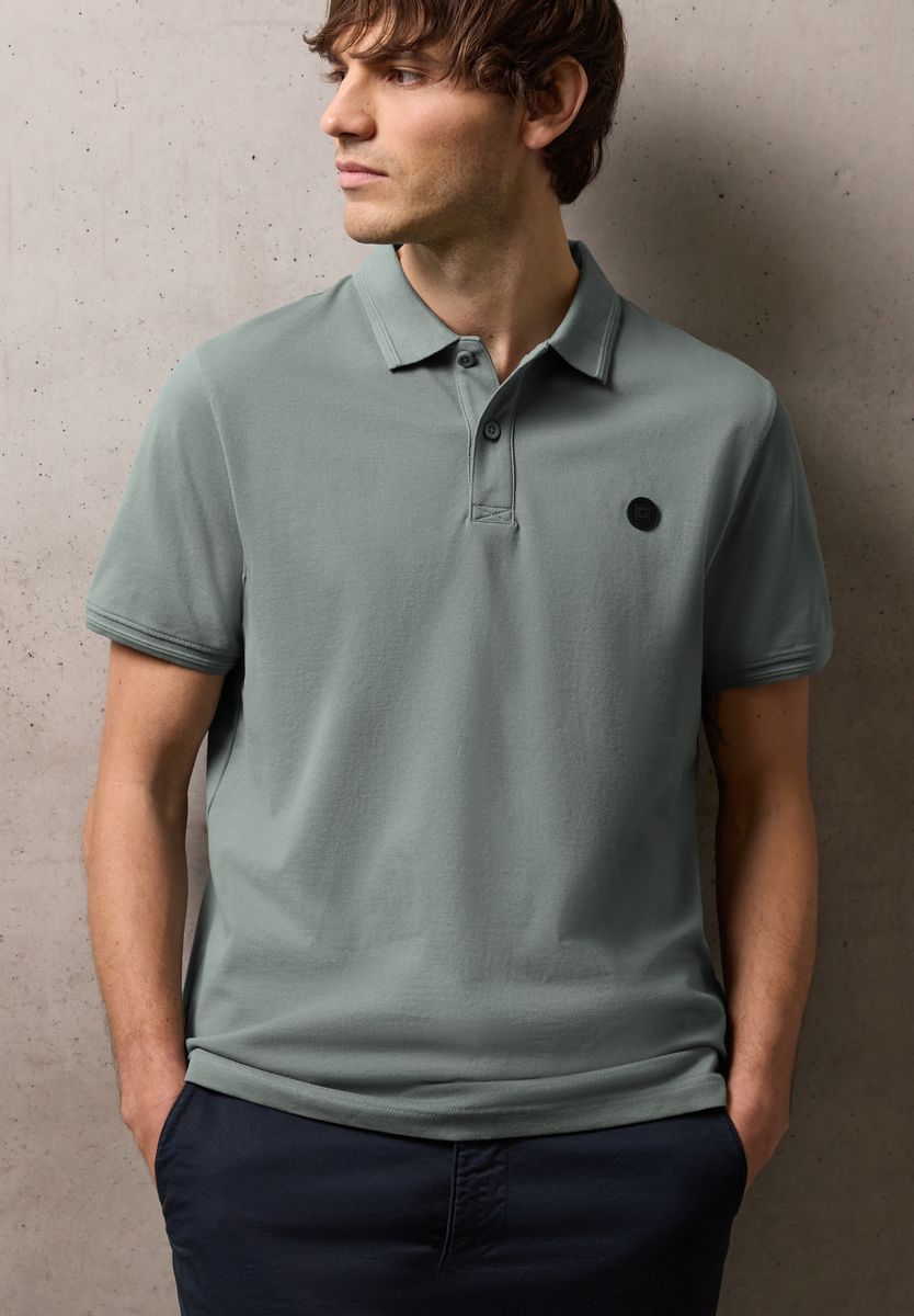 Klassisches Poloshirt aus Baumwollmix