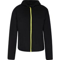 Kapuzenjacke mit Kontrast-Reißverschluss